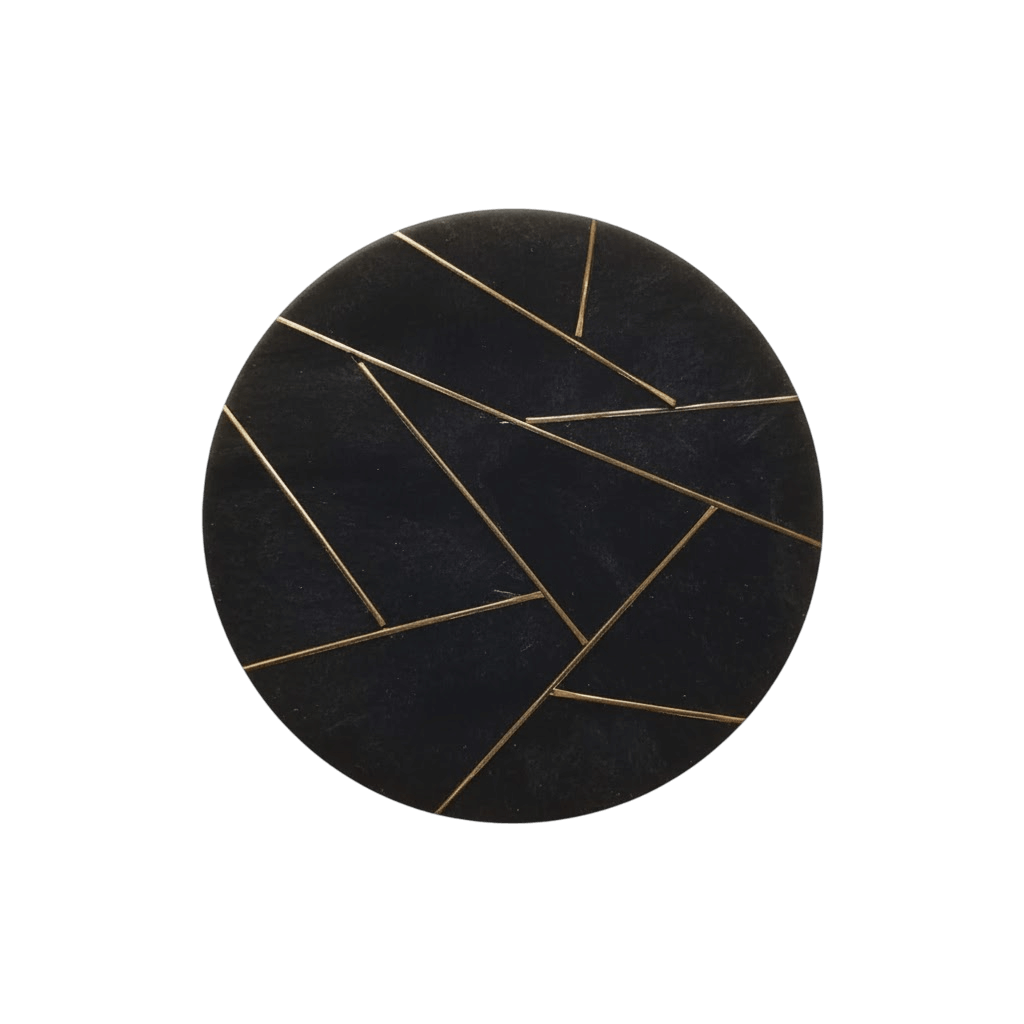 RESIN COASTER ROUND SHAPE (COLOR)